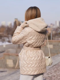 Куртки и дубленки MilaNova модель Куртка К-363 молоко Фото