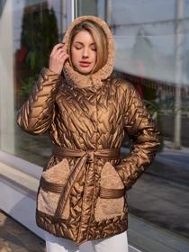 Куртки и дубленки MilaNova модель Куртка К-363 кемел Фото