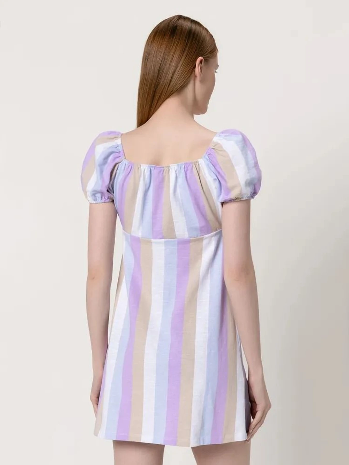 Платья H&M модель 928869wer_Бело-фиолетовый Фото