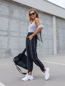 Брюки ISSA Plus модель 12825_darkgray Фото