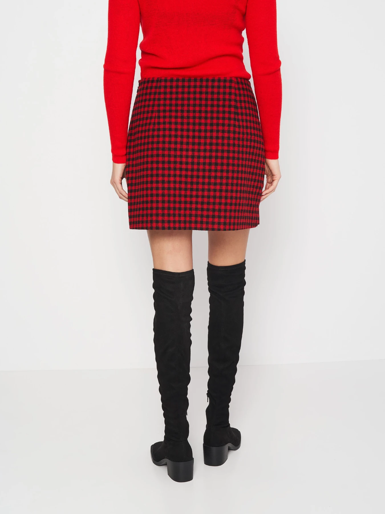 Юбки H&M модель 1102583arl_Черно-красный Фото