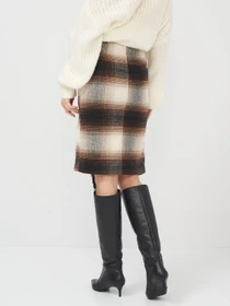 Юбки H&M модель 8190250abr_Бежевый Фото