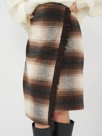 Юбки H&M модель 8190250abr_Бежевый Фото