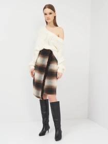 Юбки H&M модель 8190250abr_Бежевый Фото