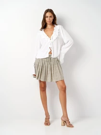 Юбки H&M модель 2001108ral_Бело-черный Фото