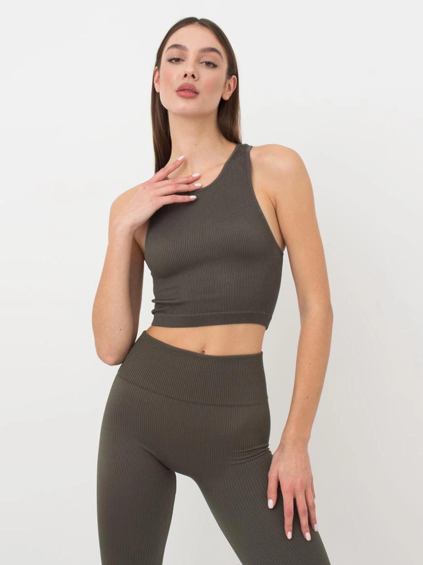 Футболки і поло Giulia Halter Top Rib модель UP-00000901 Фото