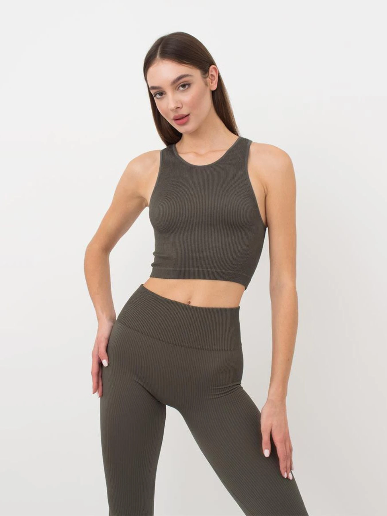 Футболки і поло Giulia Halter Top Rib модель UP-00000901 Фото
