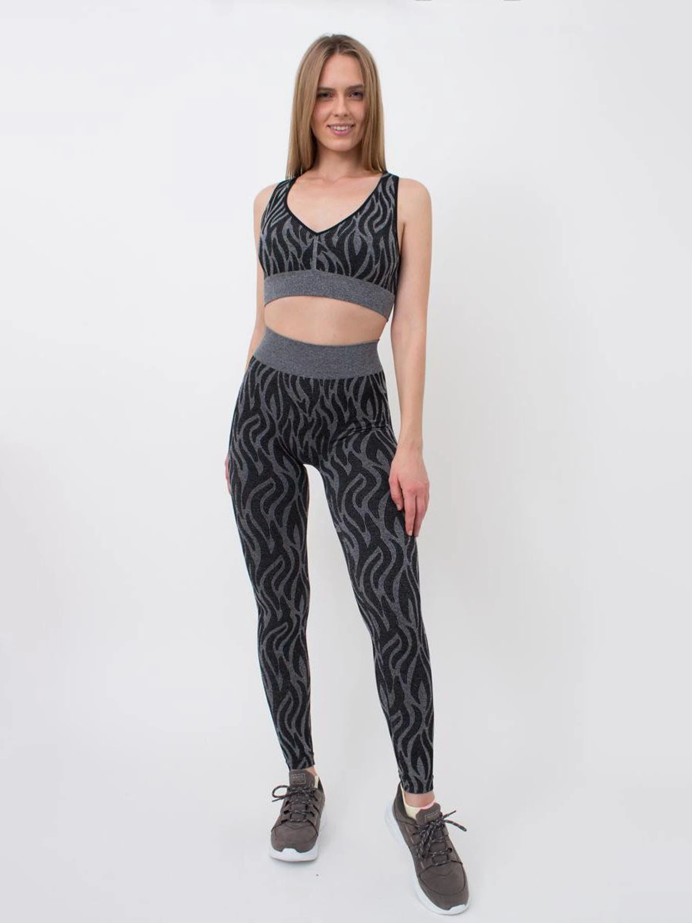 Брюки Giulia Leggings Animal Melang 01 модель UP-00001313 Брюки Giulia Leggings Animal Melang 01 модель UP-00001313 Фото