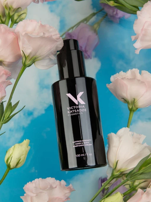 Антивіковий крем для рук та тіла Saffron Serenity VK Cosmetics Уход за телом