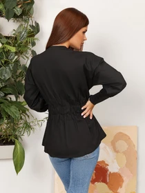Сорочки ISSA Plus модель SA-281_black Фото