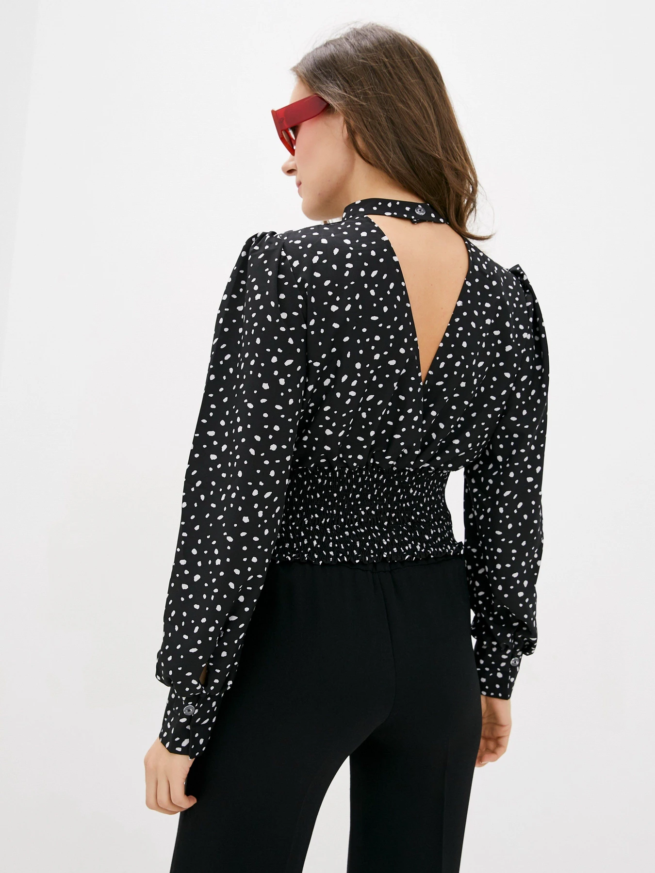 Сорочки ISSA Plus модель SA-290_black Фото