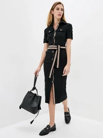 Сукні ISSA Plus модель SA-296_black Фото