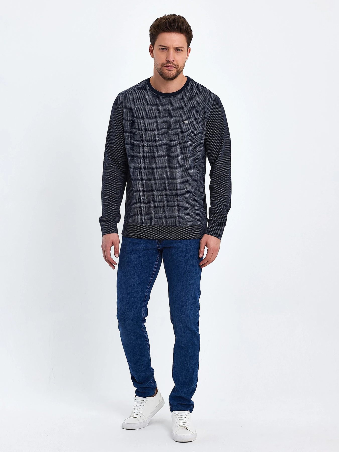 Свитры и кардиганы Trend Collection модель TC10469DarkBlueSVTRMN Фото