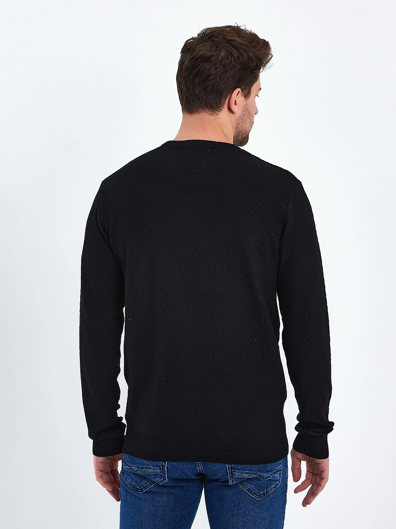 Свитры и кардиганы Trend Collection модель TC10395BlackSVTRMN Фото