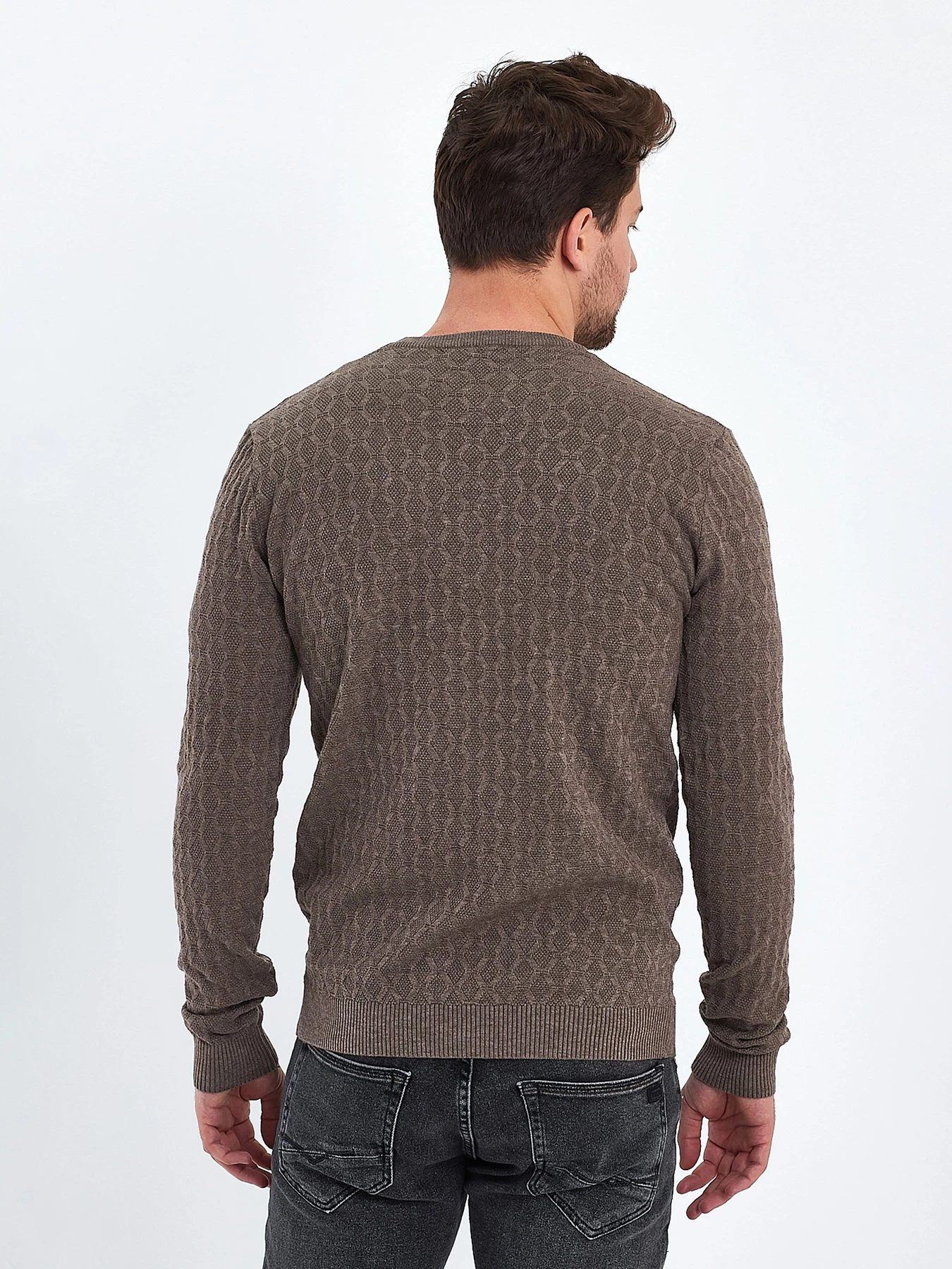 Свитры и кардиганы Trend Collection модель TC10391BrownSVTRMN Фото