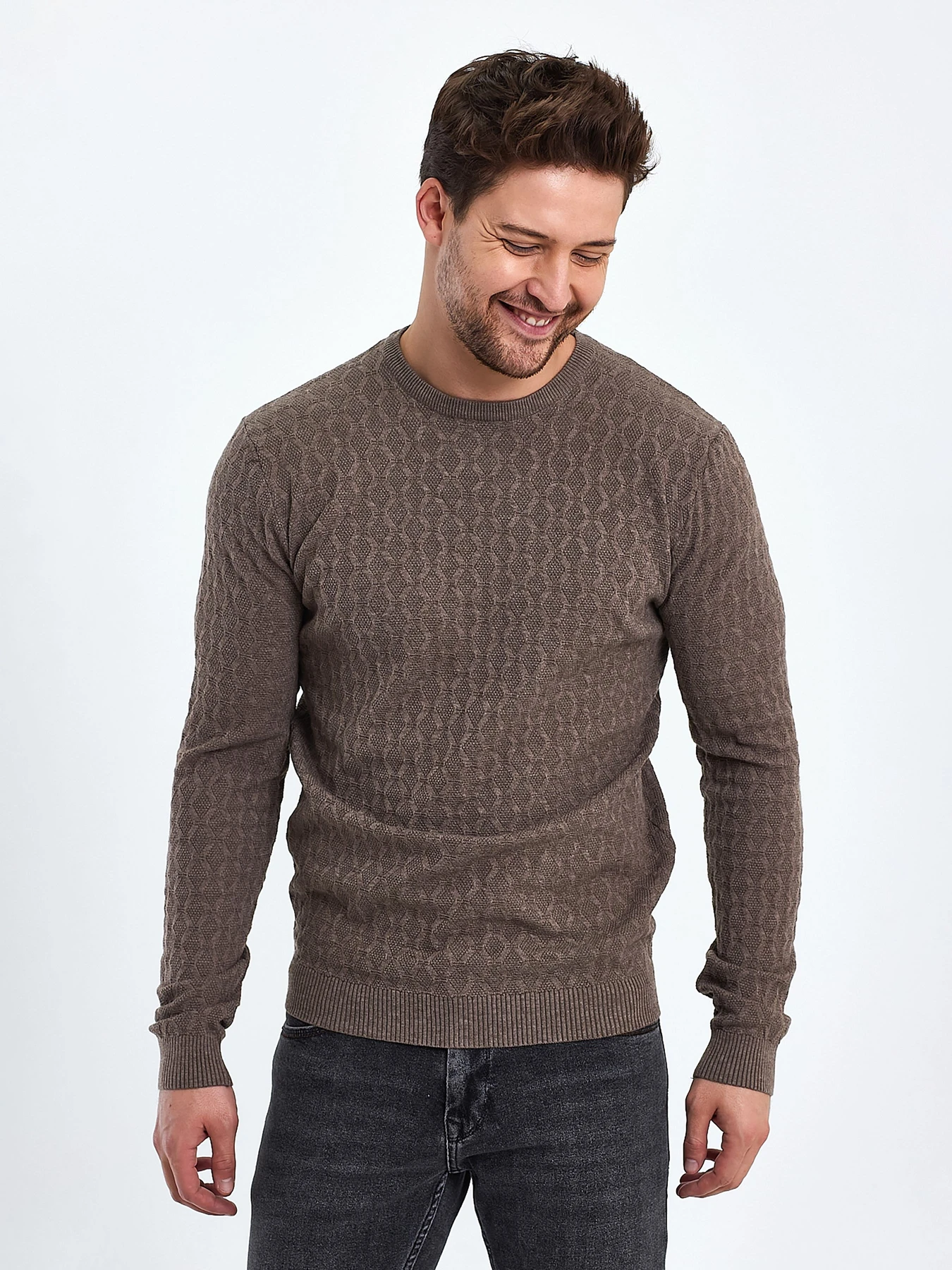 Свитры и кардиганы Trend Collection модель TC10391BrownSVTRMN Фото