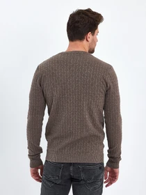 Свитры и кардиганы Trend Collection модель TC10391BrownSVTRMN Фото