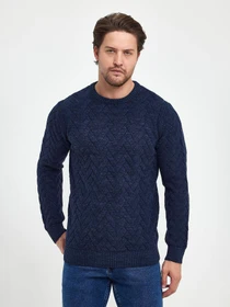 Свитры и кардиганы Trend Collection модель TC10215BlueSVTRMN Фото