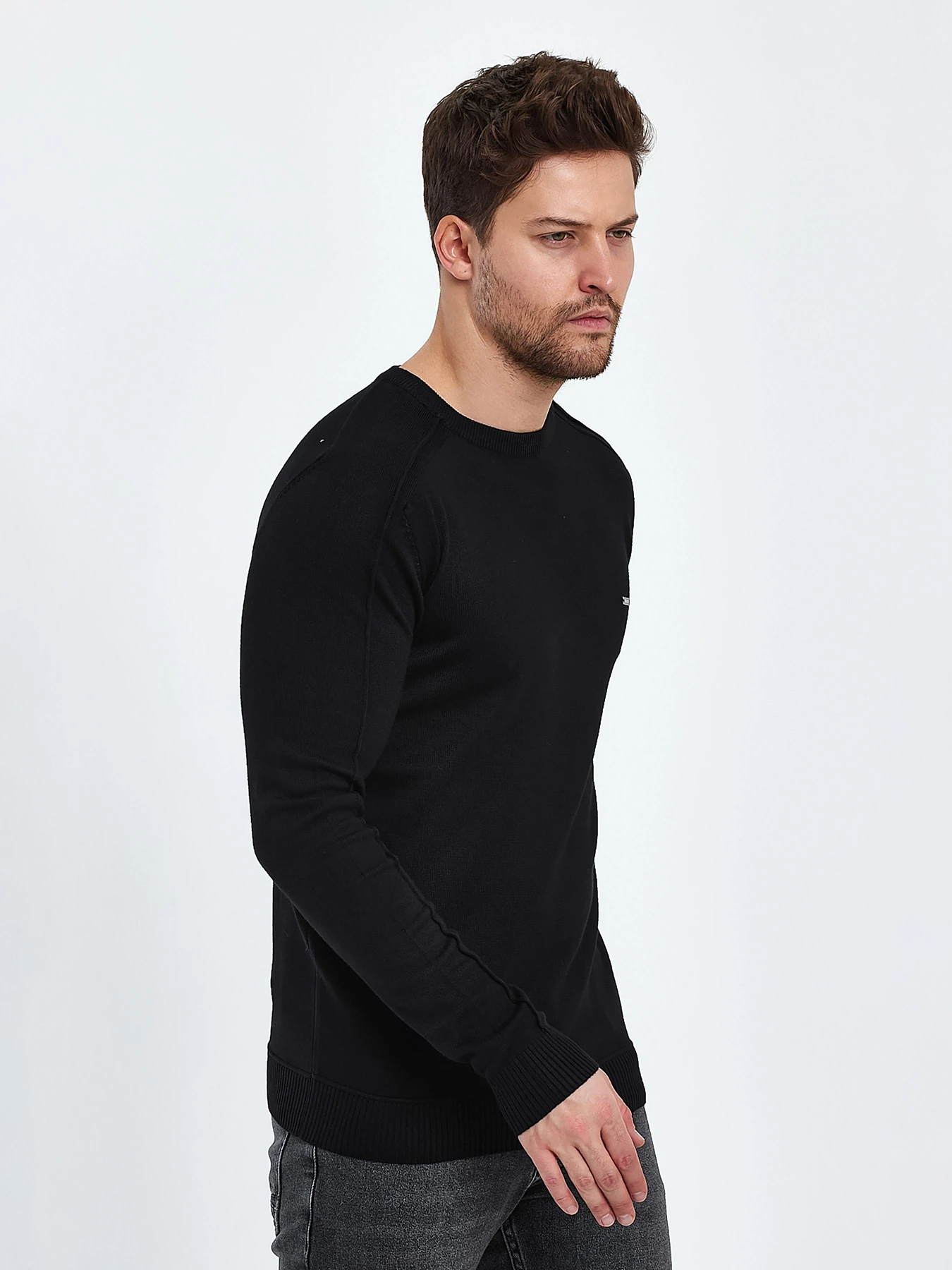 Свитры и кардиганы Trend Collection модель TC10167BlackSVTRMN Фото
