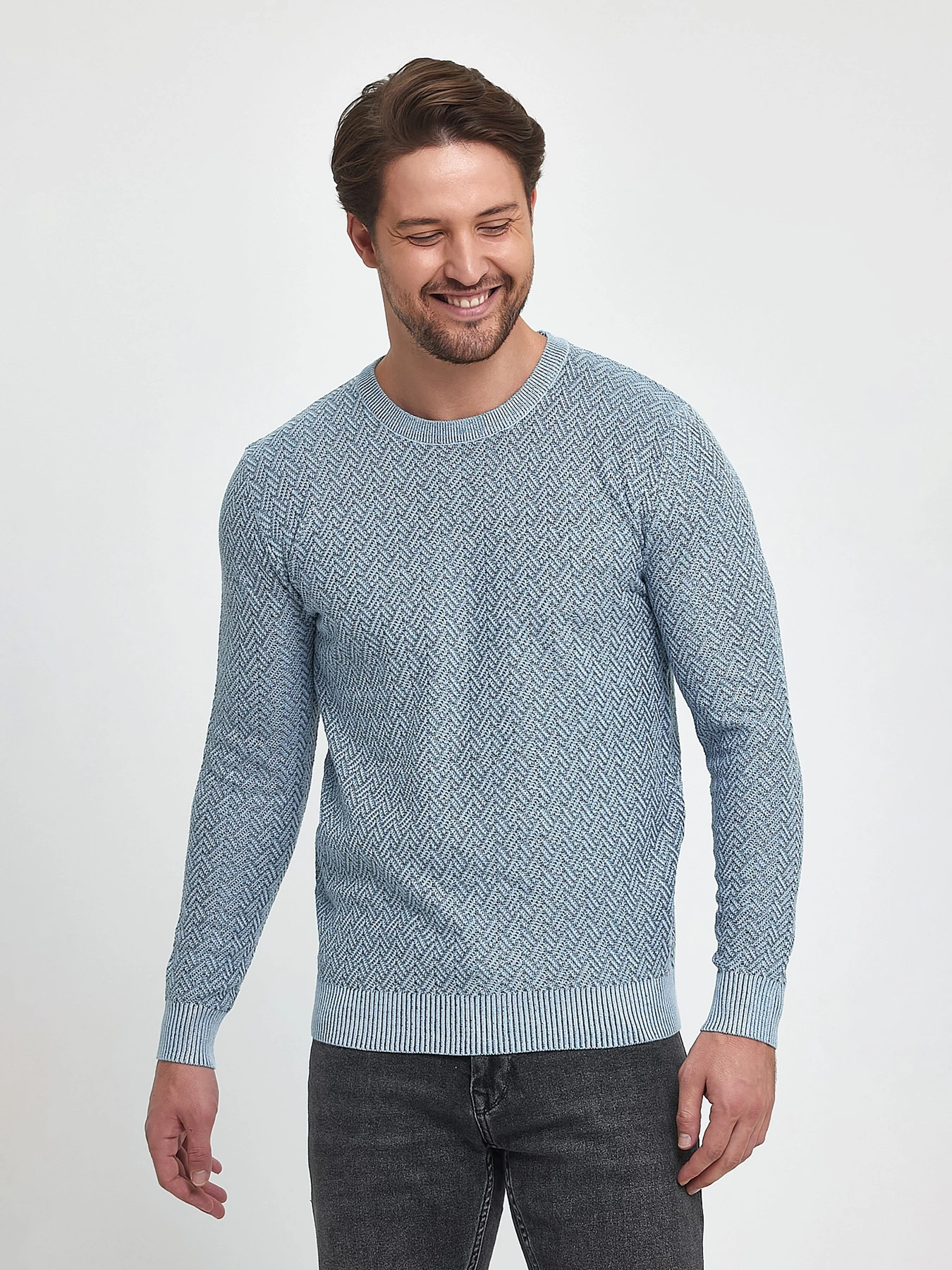 Свитры и кардиганы Trend Collection модель TC9919LightBlueSVTRMN Фото