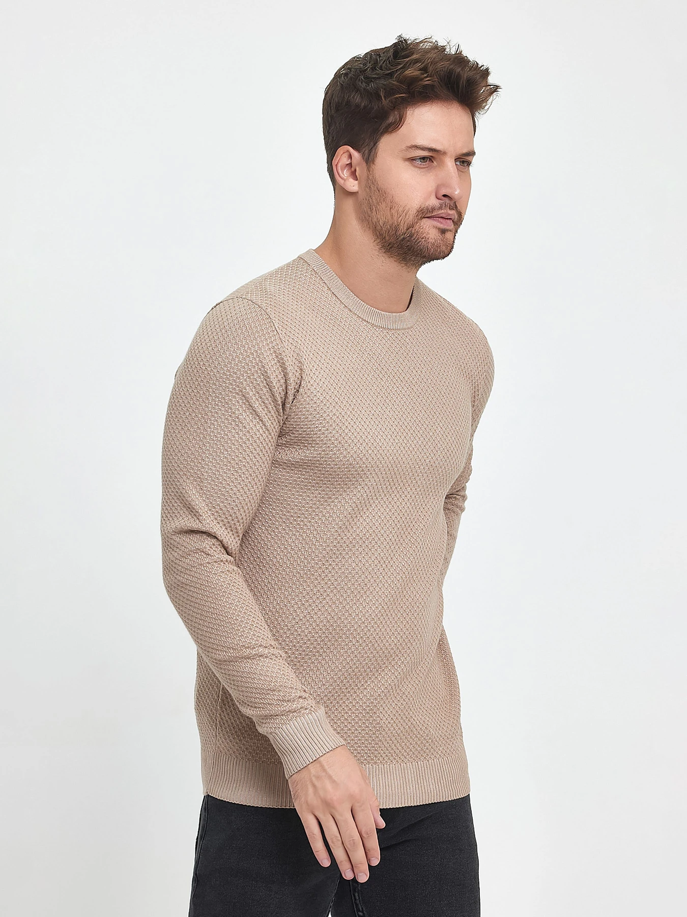 Свитры и кардиганы Trend Collection модель TC9911BeigeSVTRMN Фото