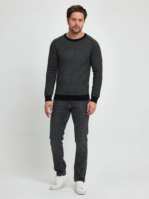 Свитры и кардиганы Trend Collection модель TC9892BlackGreySVTRMN Фото