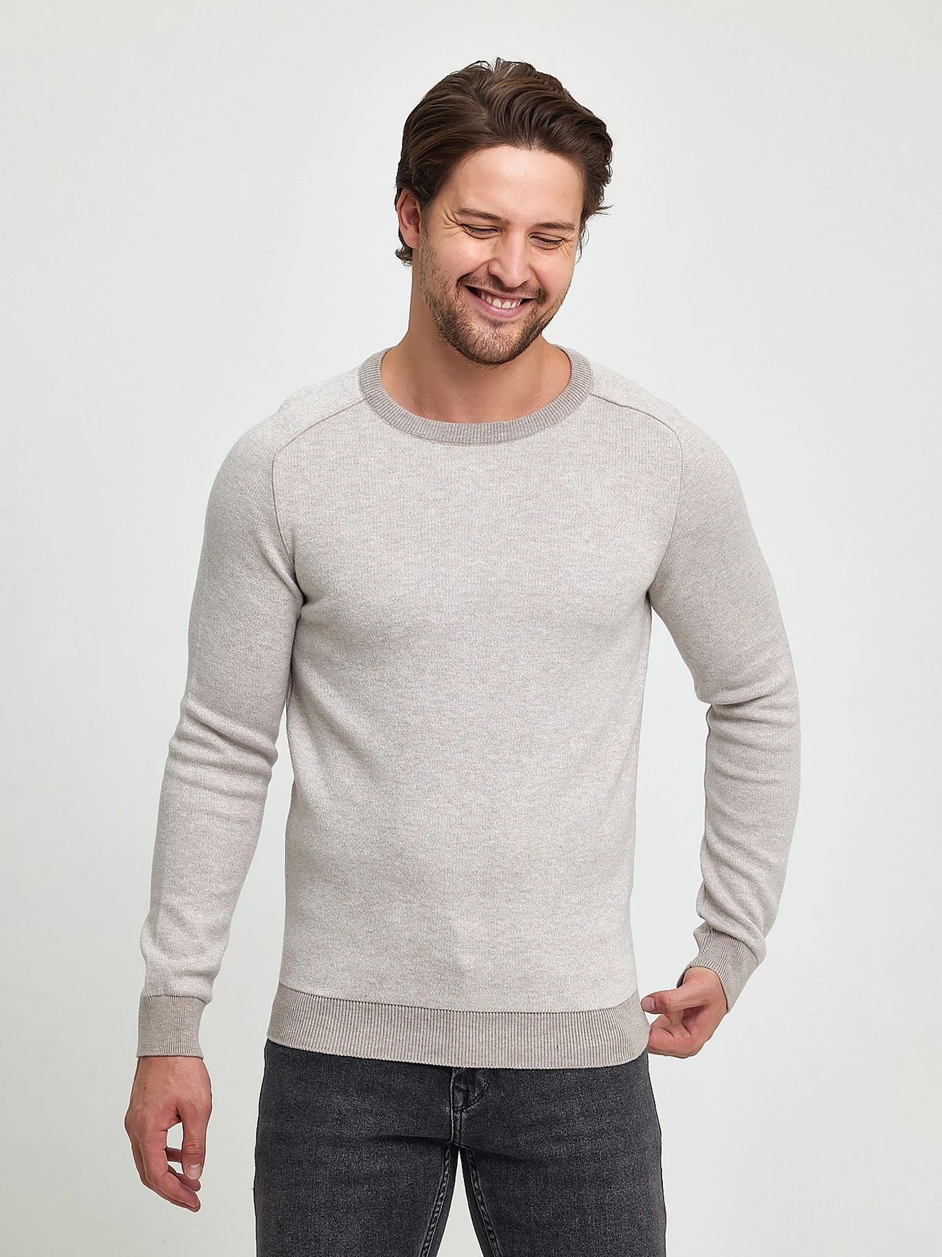 Свитры и кардиганы Trend Collection модель TC9891BeigeSVTRMN Фото