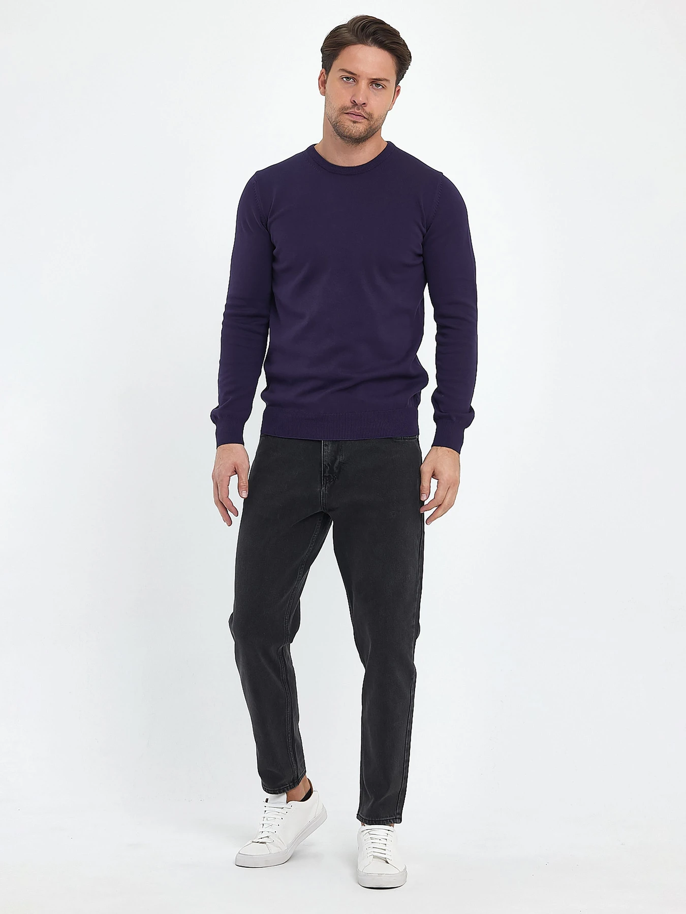 Свитры и кардиганы Trend Collection модель TC9670VioletSVTRMN Фото