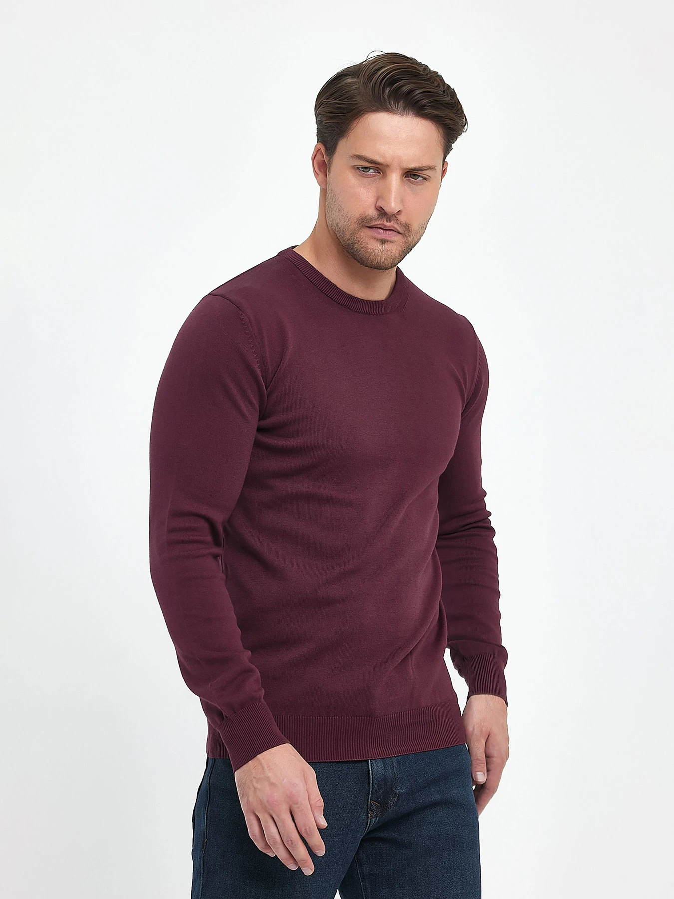 Свитры и кардиганы Trend Collection модель TC9669PlumSVTRMN Фото