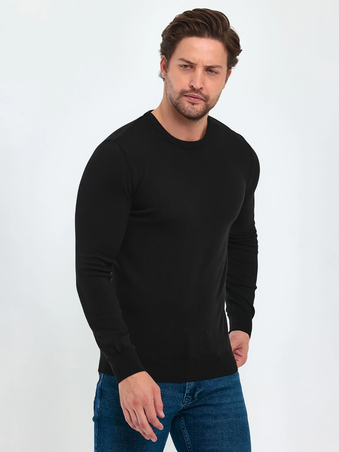 Свитры и кардиганы Trend Collection модель TC9618BlackSVTRMN Фото