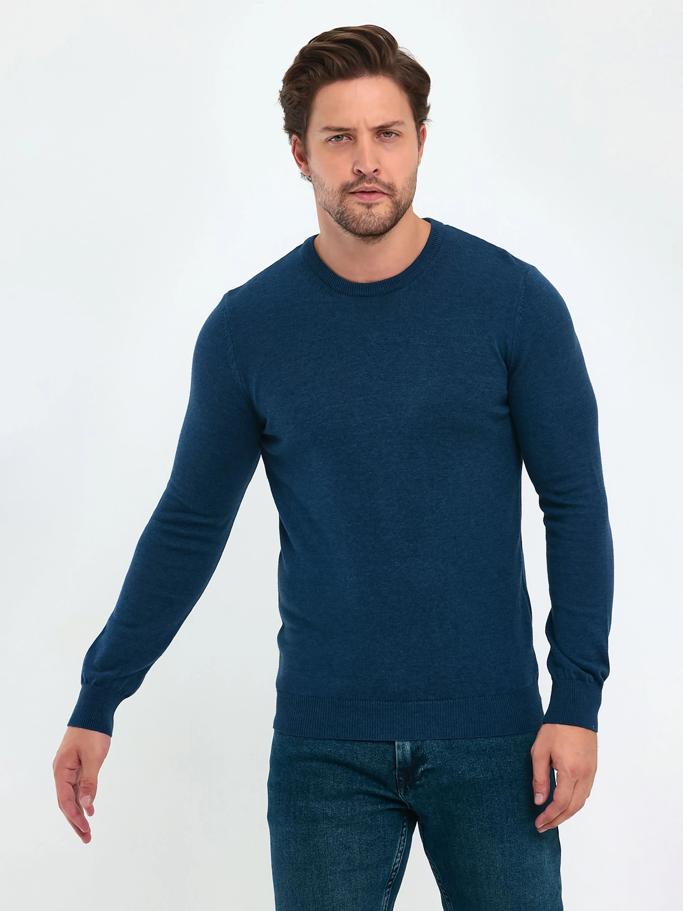 Свитры и кардиганы Trend Collection модель TC9615BlueSVTRMN Фото
