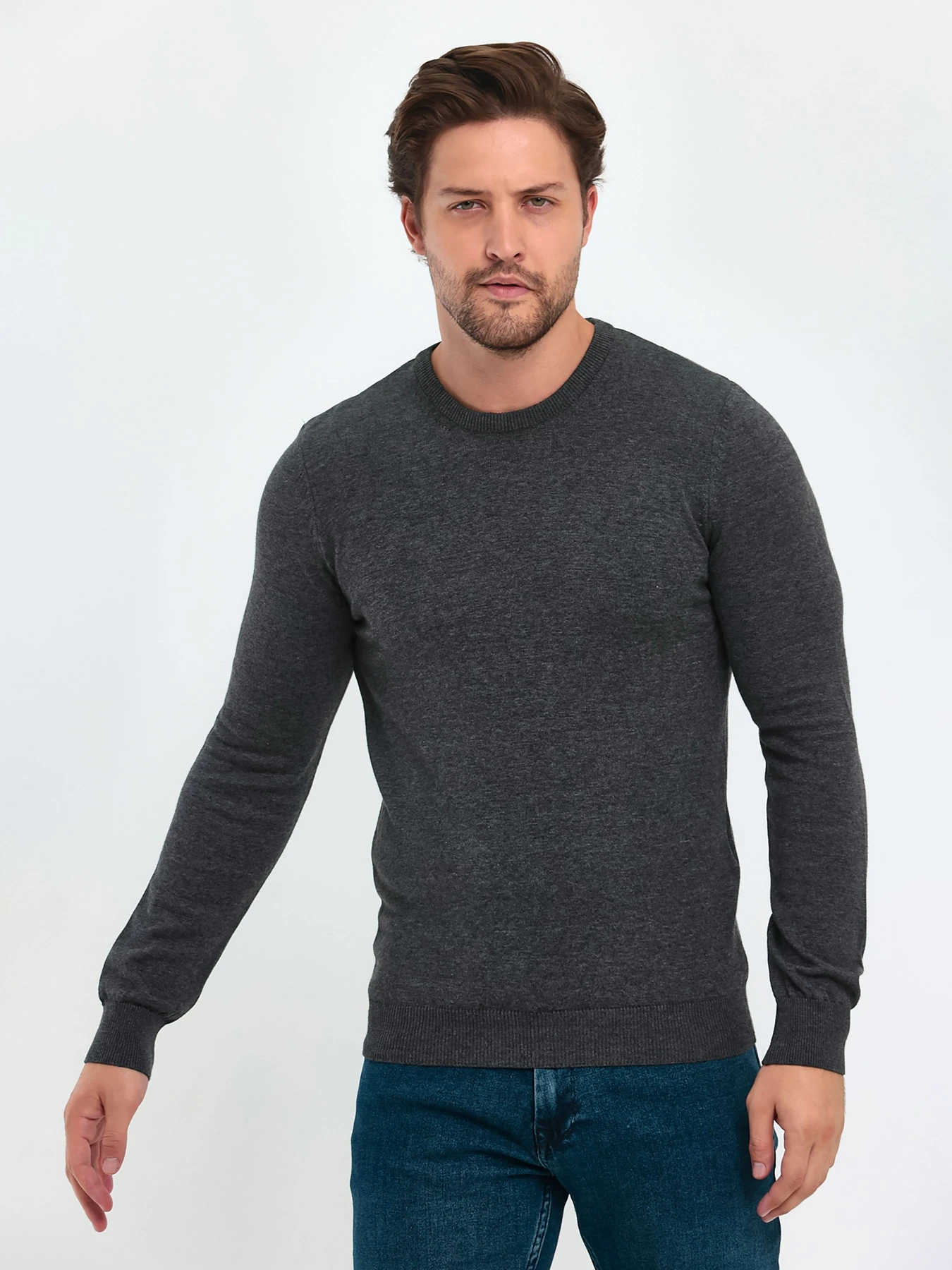 Светри та кардигани Trend Collection модель TC9614LightGreySVTRMN Фото