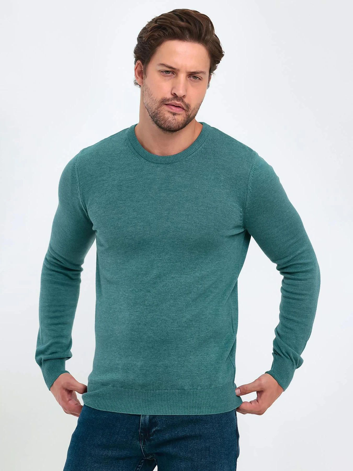 Свитры и кардиганы Trend Collection модель TC9613LightGreenSVTRMN Фото