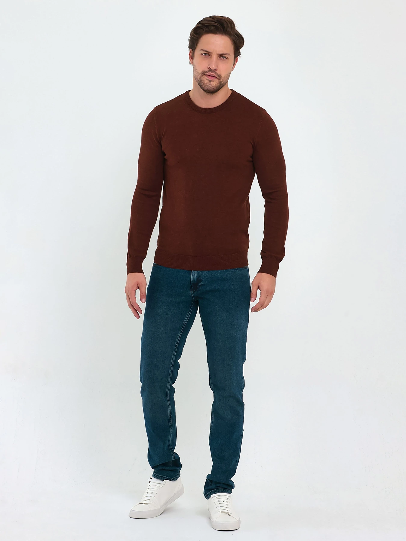 Свитры и кардиганы Trend Collection модель TC9612DarkBrownSVTRMN Фото
