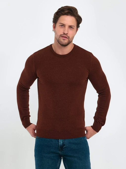 Свитры и кардиганы Trend Collection модель TC9612DarkBrownSVTRMN Фото