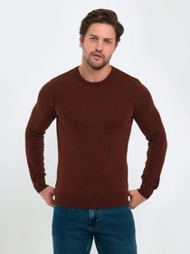 Свитры и кардиганы Trend Collection модель TC9612DarkBrownSVTRMN Фото