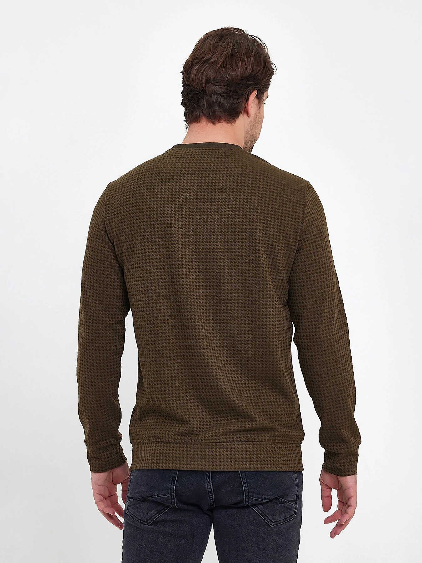 Свитры и кардиганы Trend Collection модель TC9542OliveSVTRMN Фото