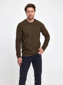 Свитры и кардиганы Trend Collection модель TC9542OliveSVTRMN Фото