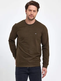 Свитры и кардиганы Trend Collection модель TC9542OliveSVTRMN Фото