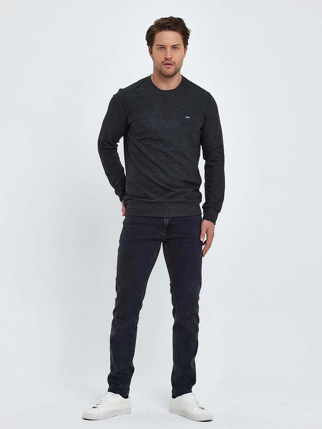 Свитры и кардиганы Trend Collection модель TC9540GreySVTRMN Фото