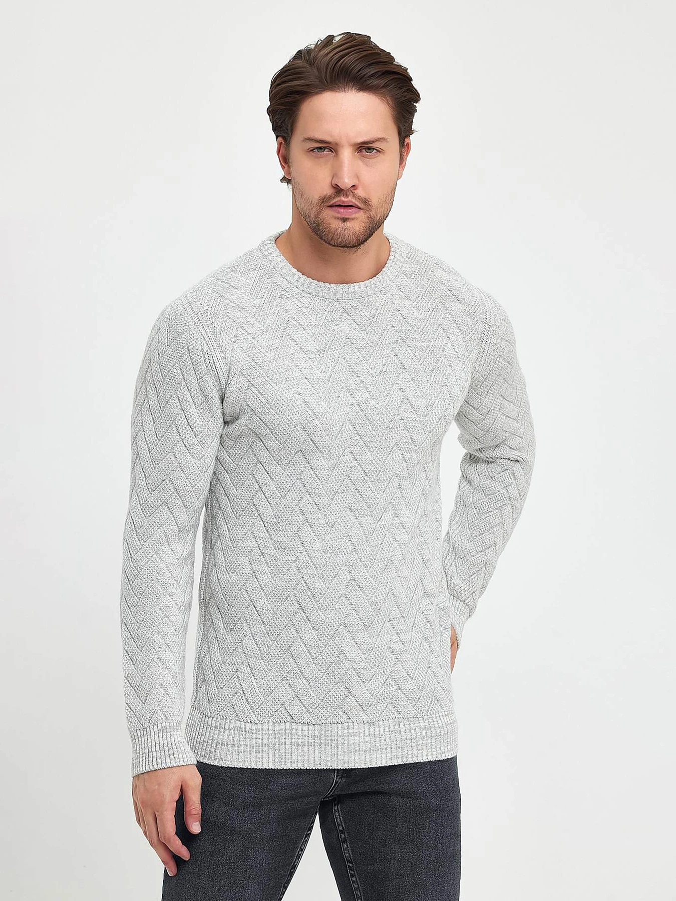 Свитры и кардиганы Trend Collection модель TC7206GreySVTRMN Фото