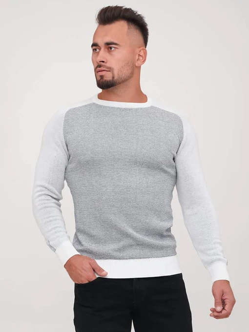 Свитры и кардиганы Trend Collection модель TC6811WhiteBlueSVTRMN Фото