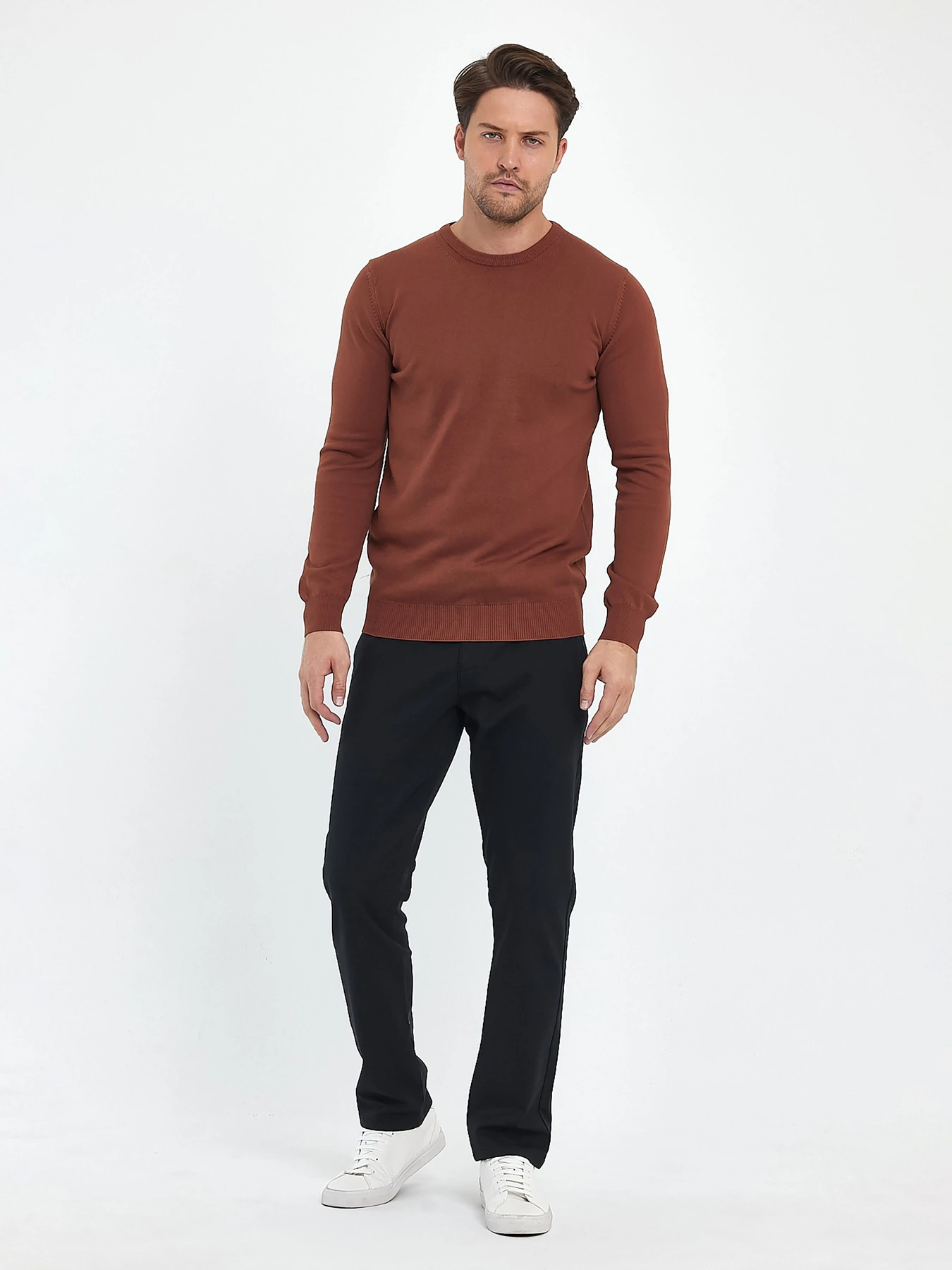 Свитры и кардиганы Trend Collection модель TC6734BrownSVTRMN Фото