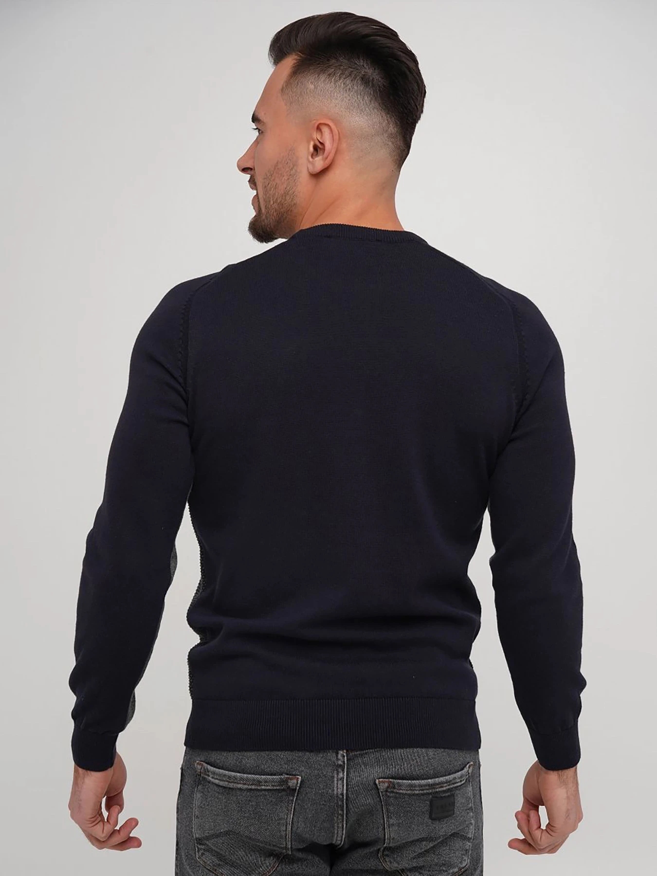 Свитры и кардиганы Trend Collection модель TC5918GreyBlueSVTRMN Фото