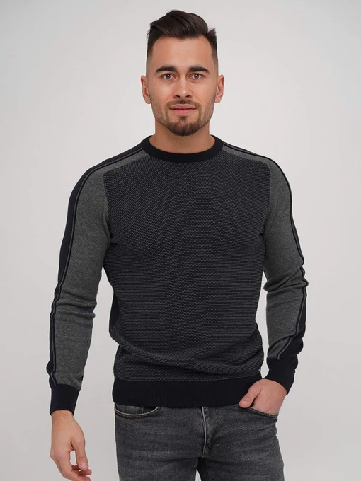 Свитры и кардиганы Trend Collection модель TC5918GreyBlueSVTRMN Фото