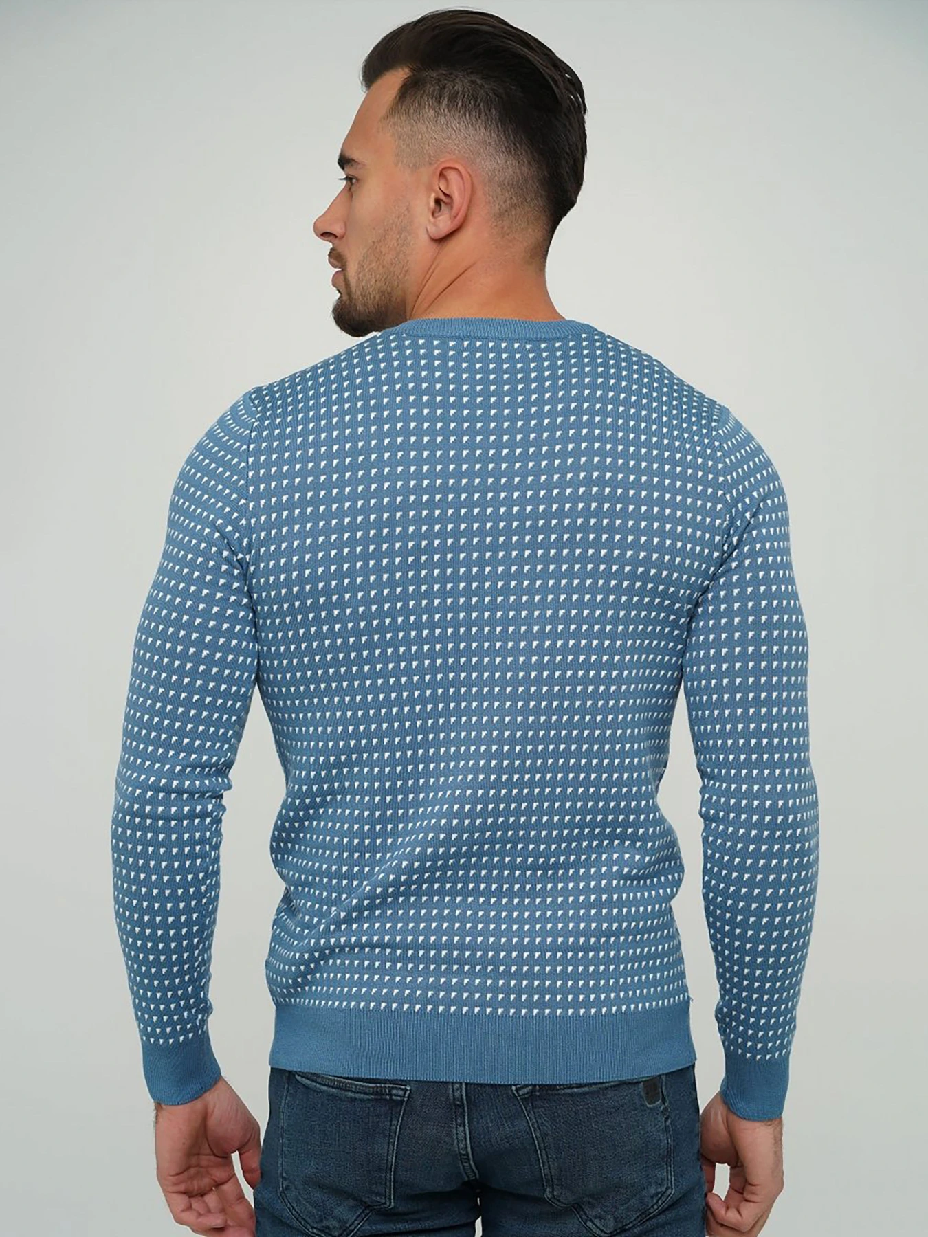Свитры и кардиганы Trend Collection модель TC5809LightBlueSVTRMN Фото