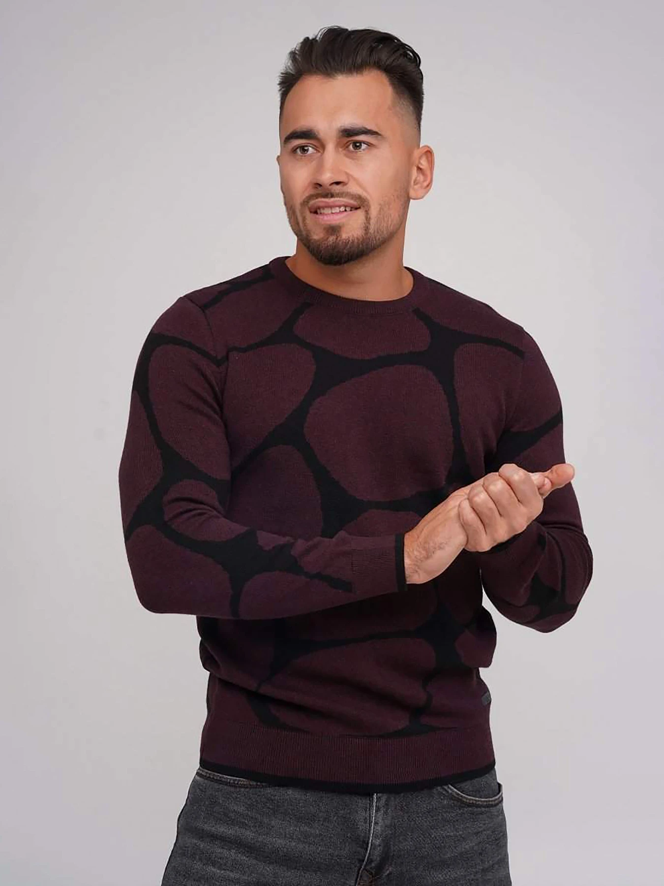 Свитры и кардиганы Trend Collection модель TC5742BordoSVTRMN Фото