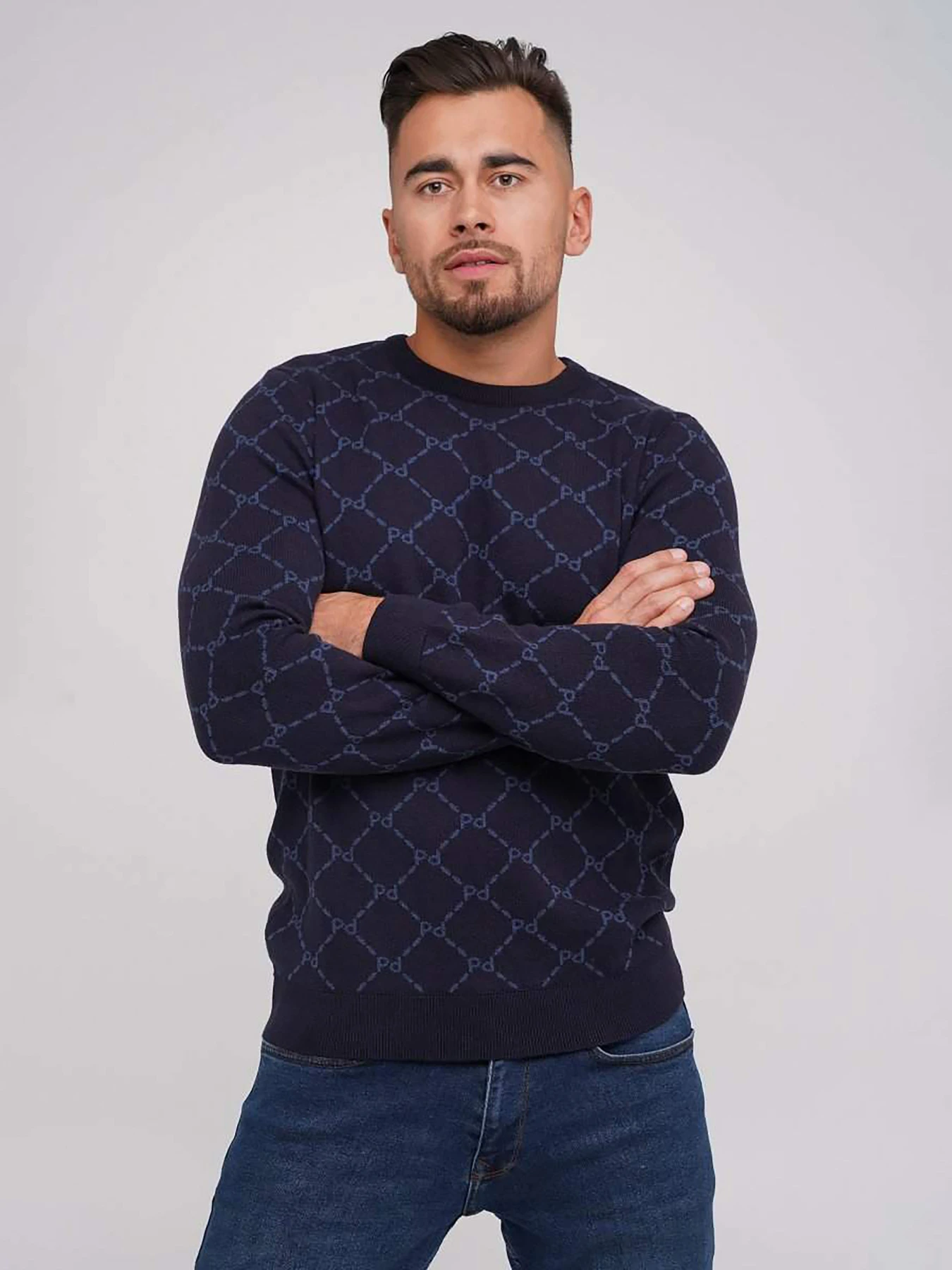 Свитры и кардиганы Trend Collection модель TC5612DarkBlueSVTRMN Фото