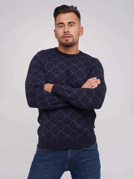 Свитры и кардиганы Trend Collection модель TC5612DarkBlueSVTRMN Фото