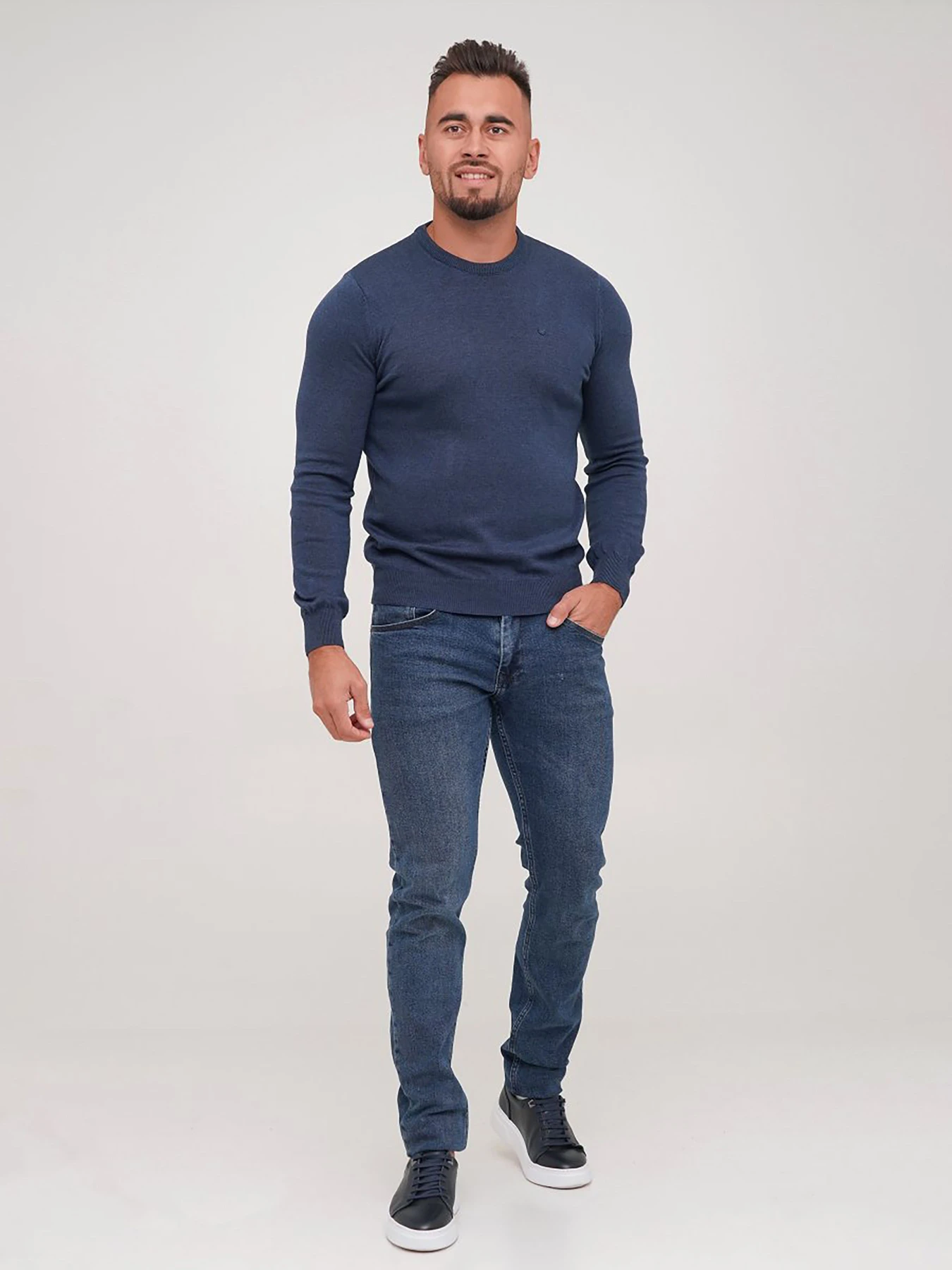 Свитры и кардиганы Trend Collection модель TC5378BlueSVTRMN Фото